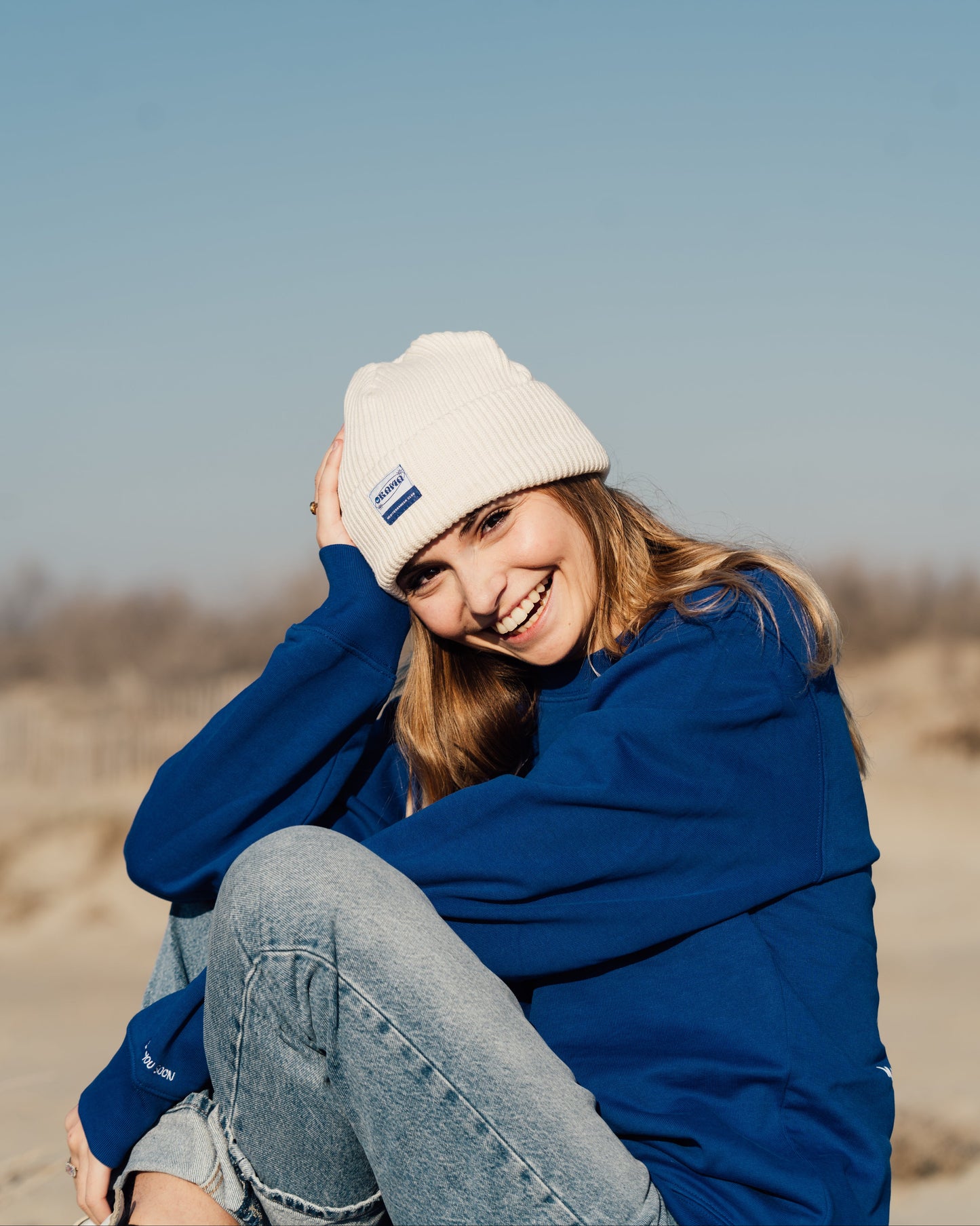 BONNET DE PLAGE - BEIGE