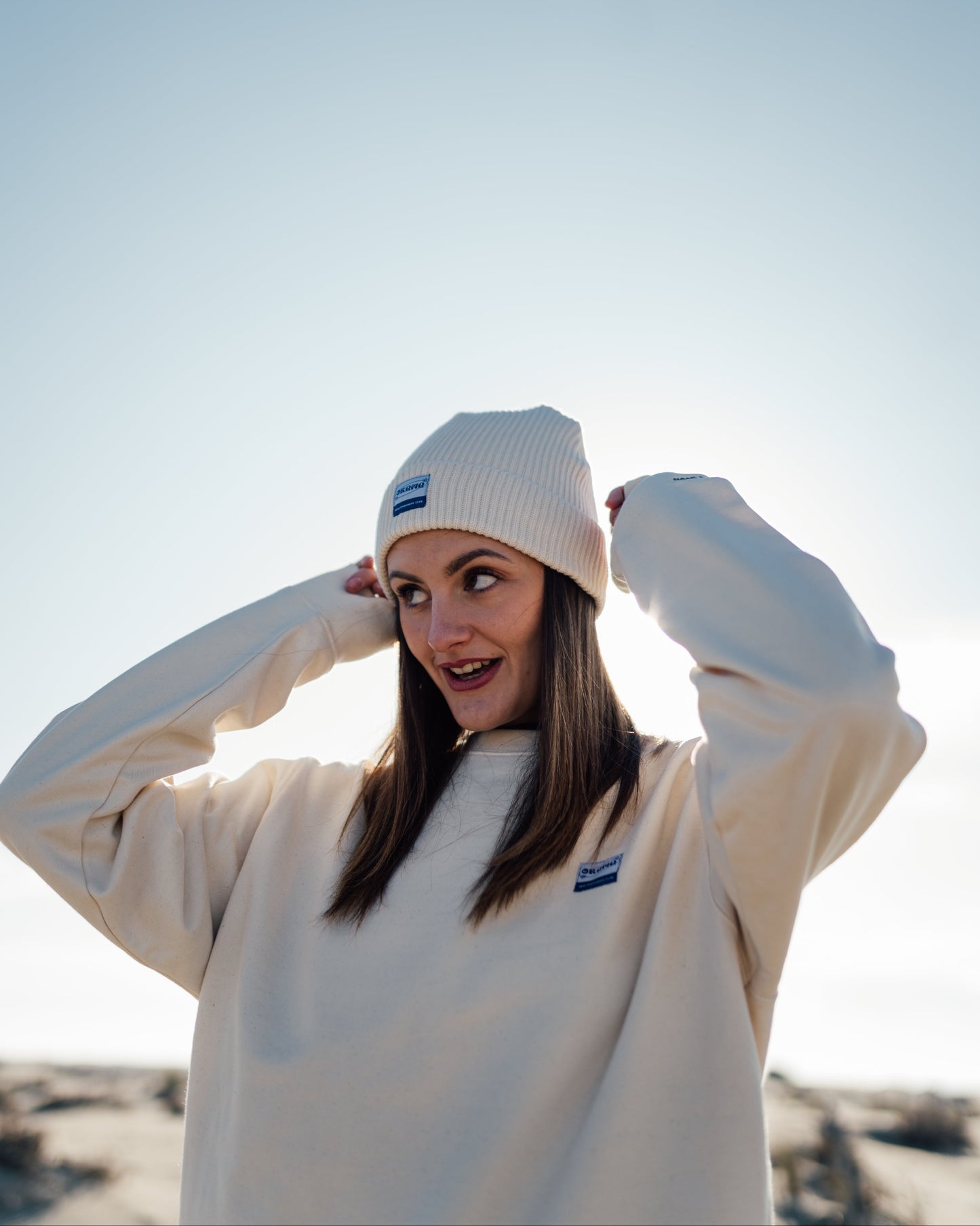 BONNET DE PLAGE - BEIGE