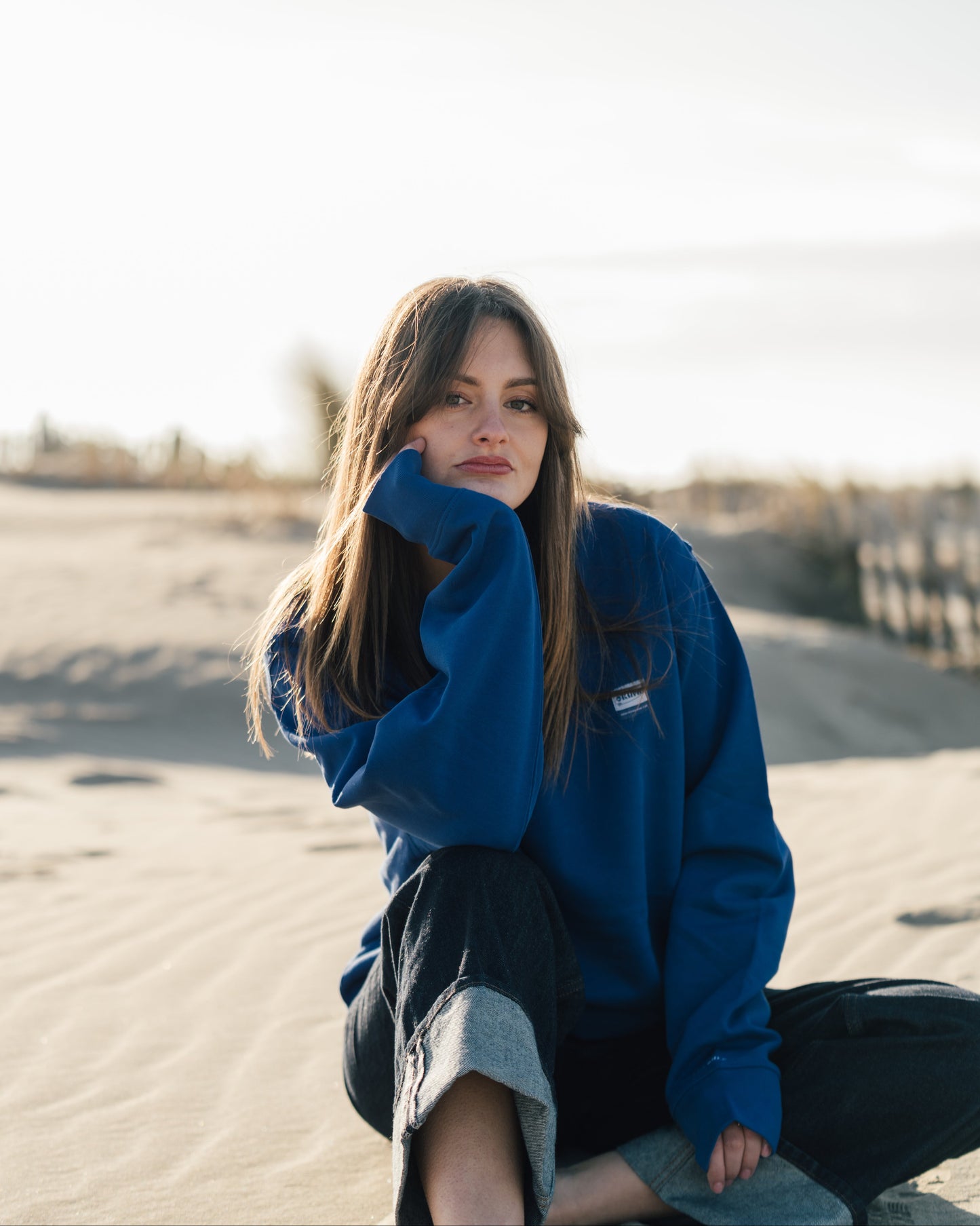 SWEAT DE PLAGE - BLEU