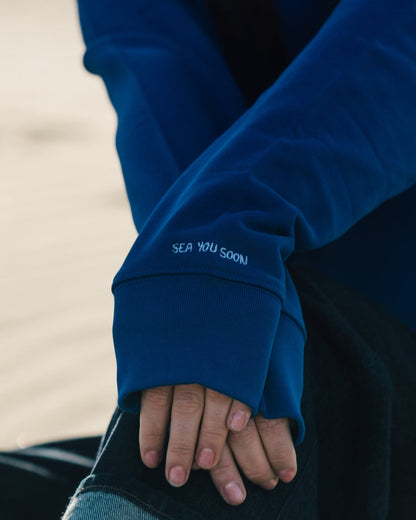 SWEAT DE PLAGE - BLEU